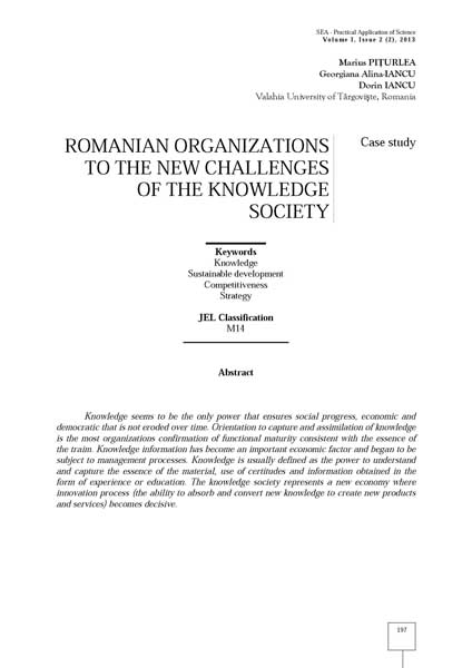 Volume I, SEA - Practical Application Of Science